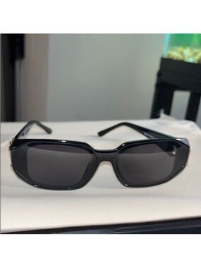 Celine Black Rectangular Women's Sunglasses